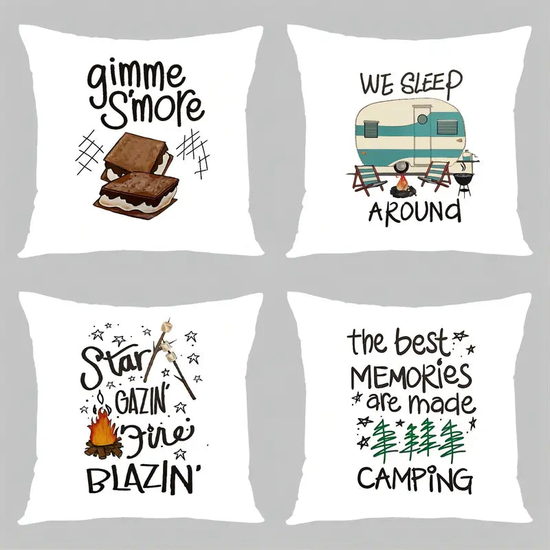 Gimme S'More Throw Pillow