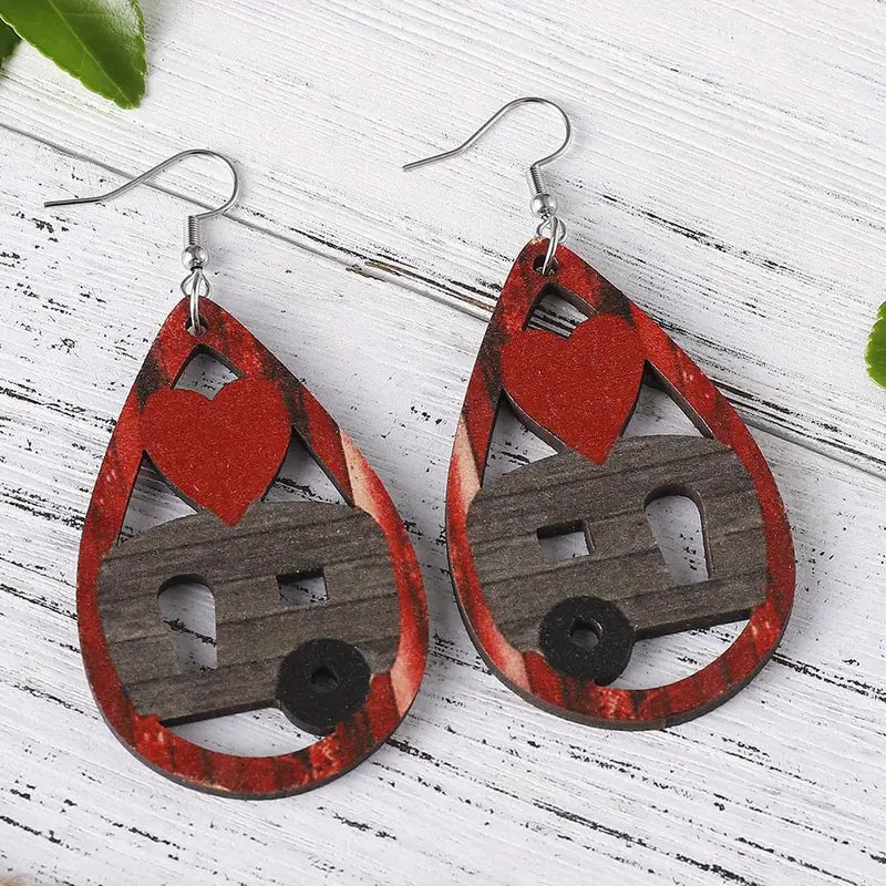 Teardrop Camper Earrings