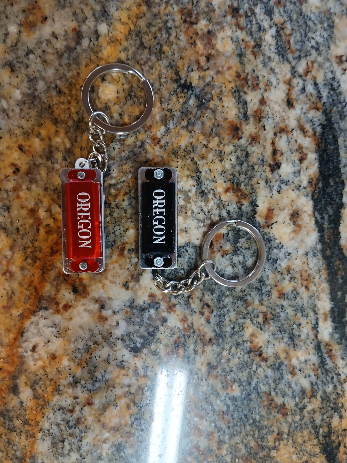 Harmonica Keychain