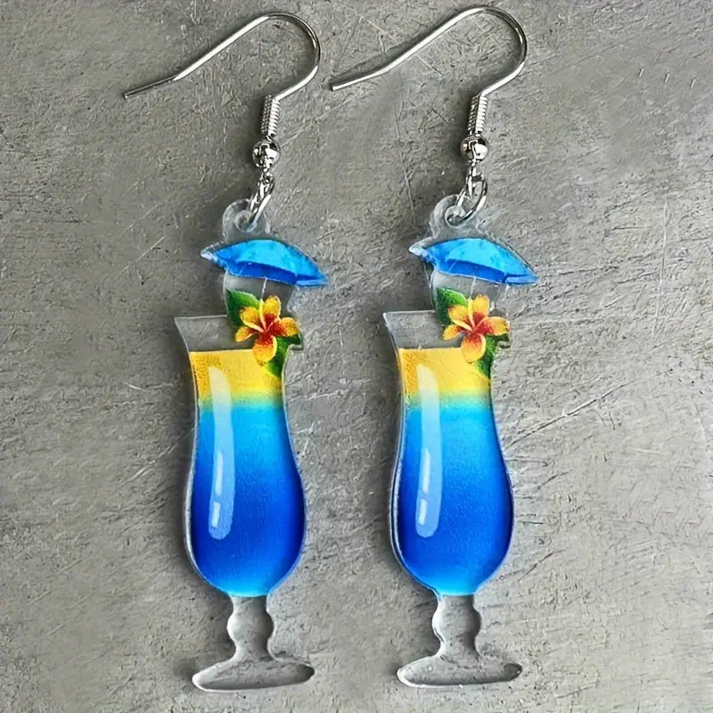 Tropical Drink Earrings