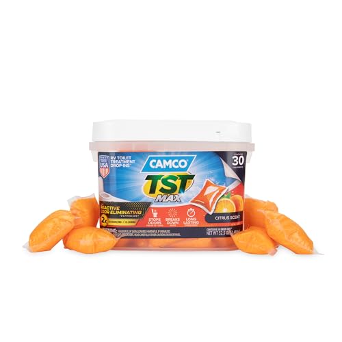 Camco Orange Toilet Drop In Pods