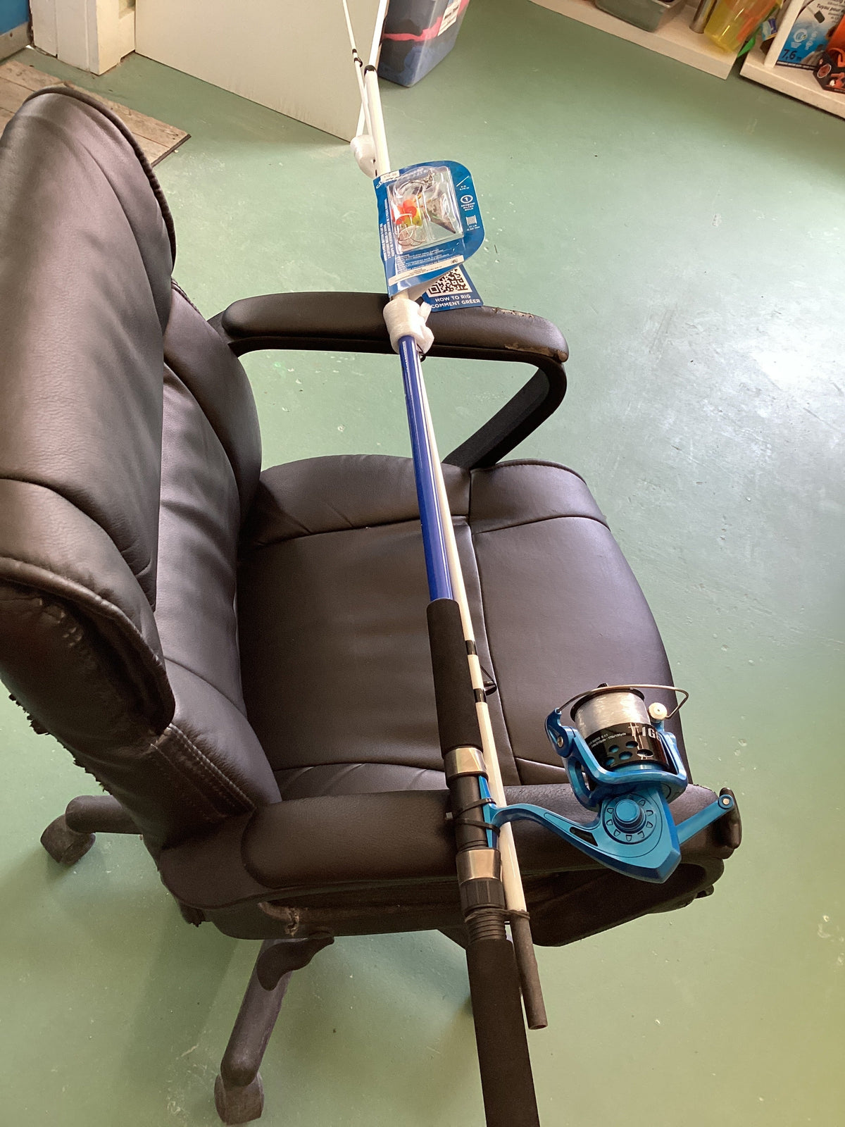 Fishing Rod & Reel Tiger 9ft Blue