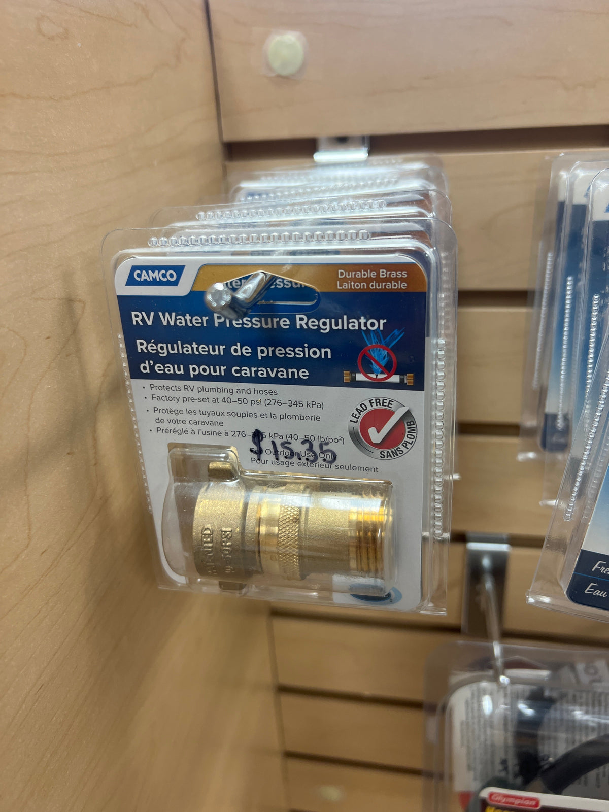 RV Water Pressure Regulator