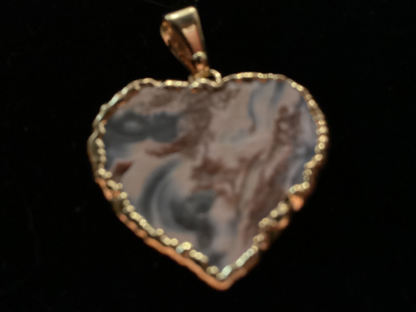 Heart Druzy Pendant