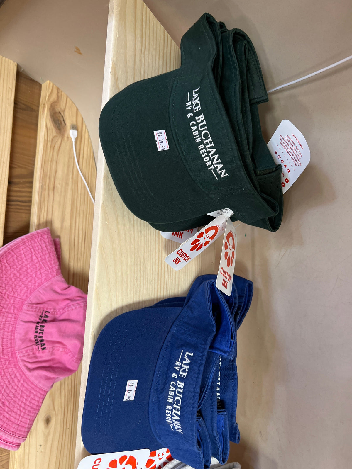 Lake Buchanan Logo Visor