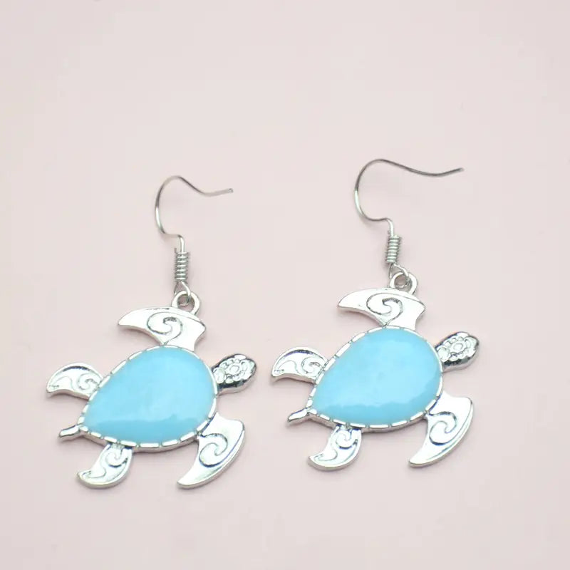 Turquoise Turtle Earrings