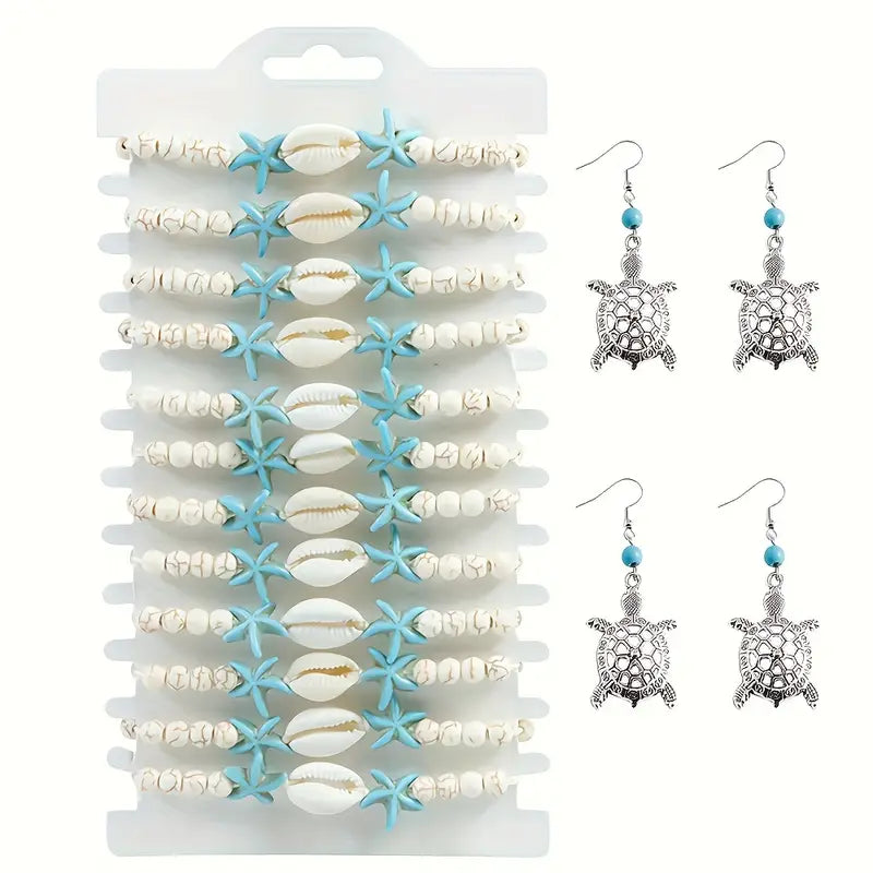 Turquoise Shell Bracelet