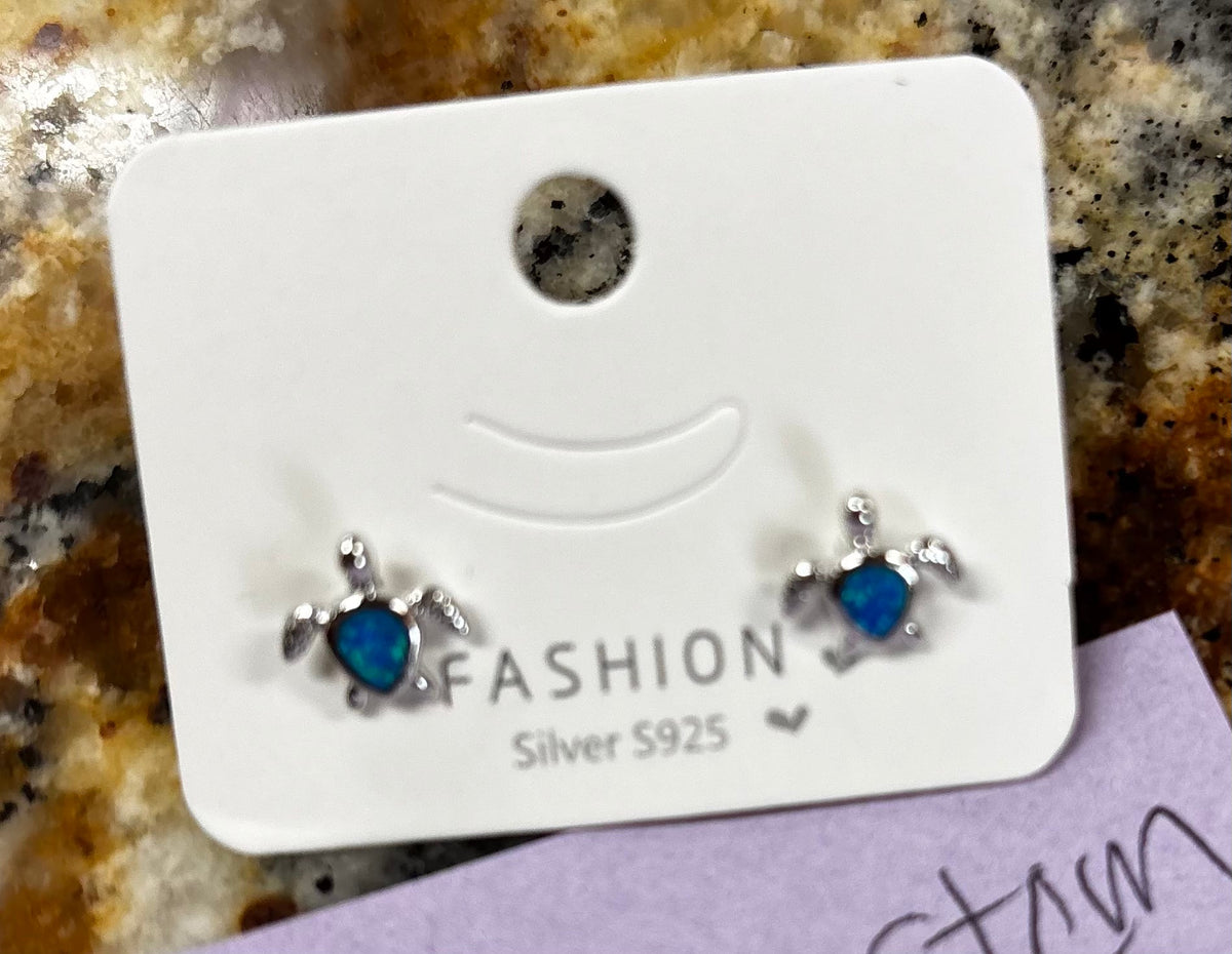 Stud Turtle Earrings