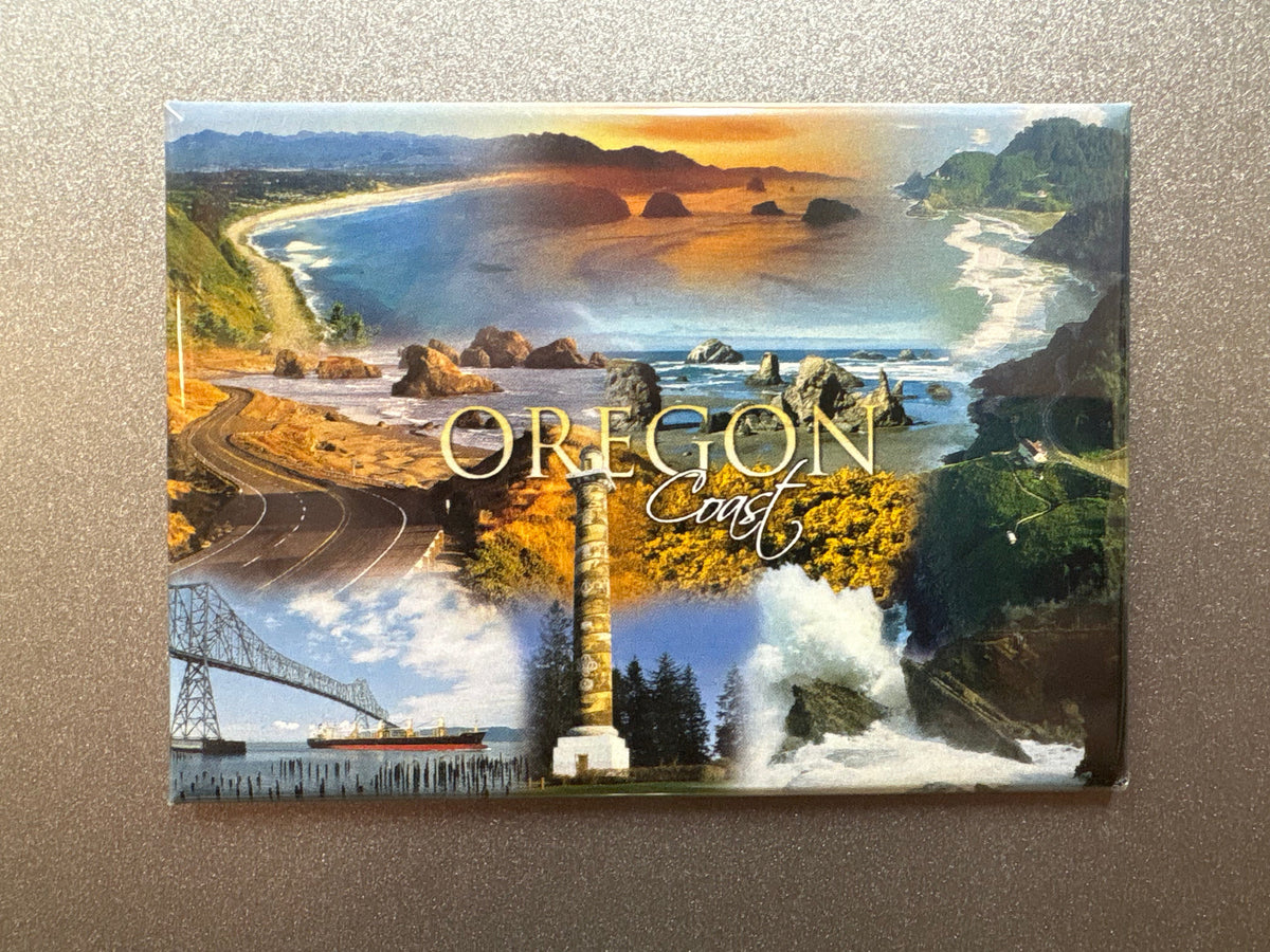 Oregon Coast Foil Magnet
