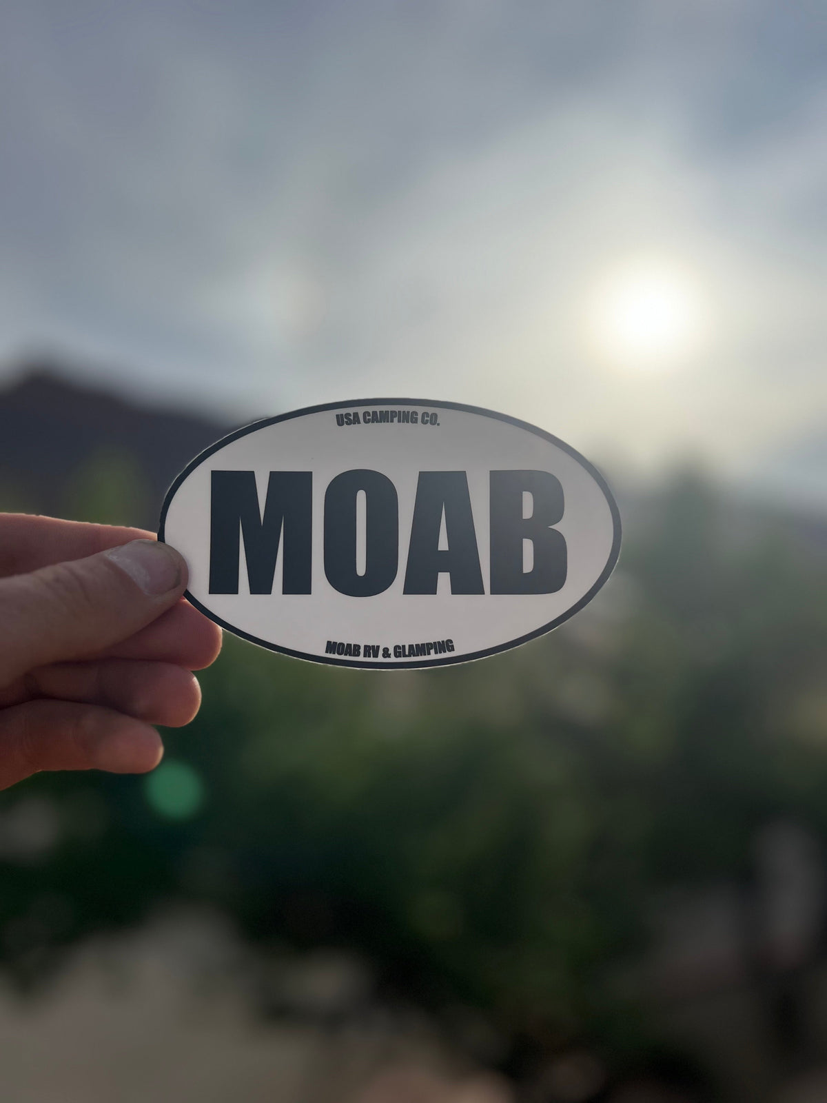 Oval Sticker