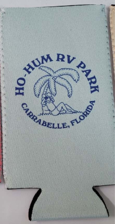 Ho-Hum Logo Tall Can Coozie