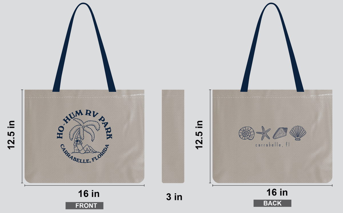 Tote Bag Seashells Carrabelle