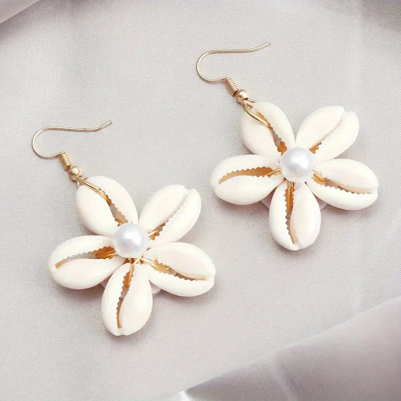 Shell Flower Earrings