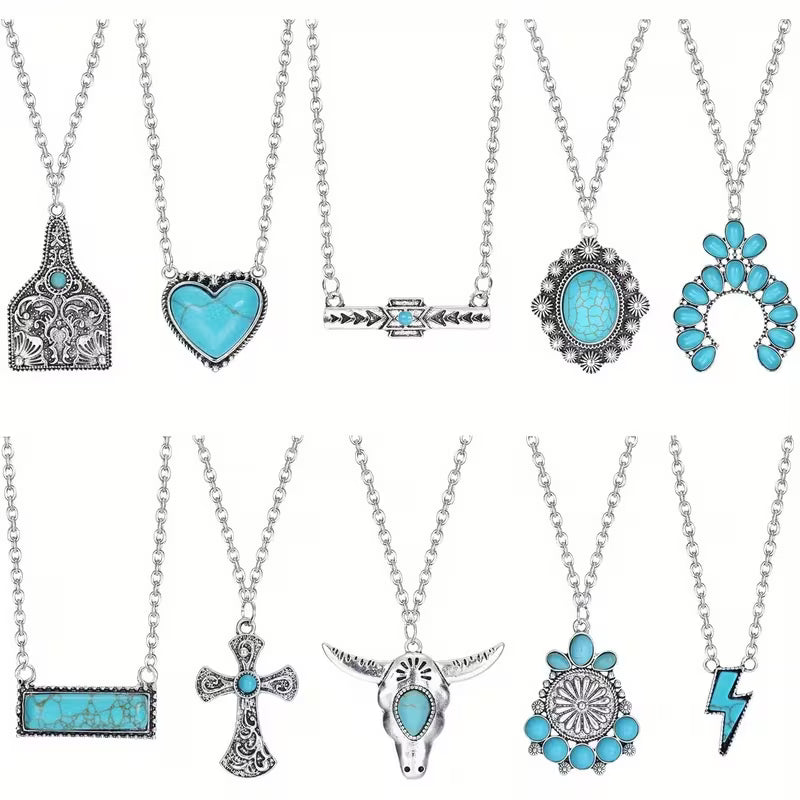Assorted Turquoise Necklaces