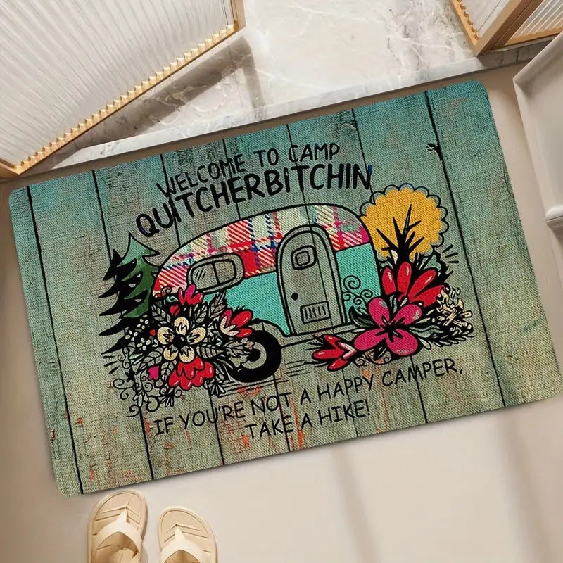 Welcome To Our Camper Door Mat