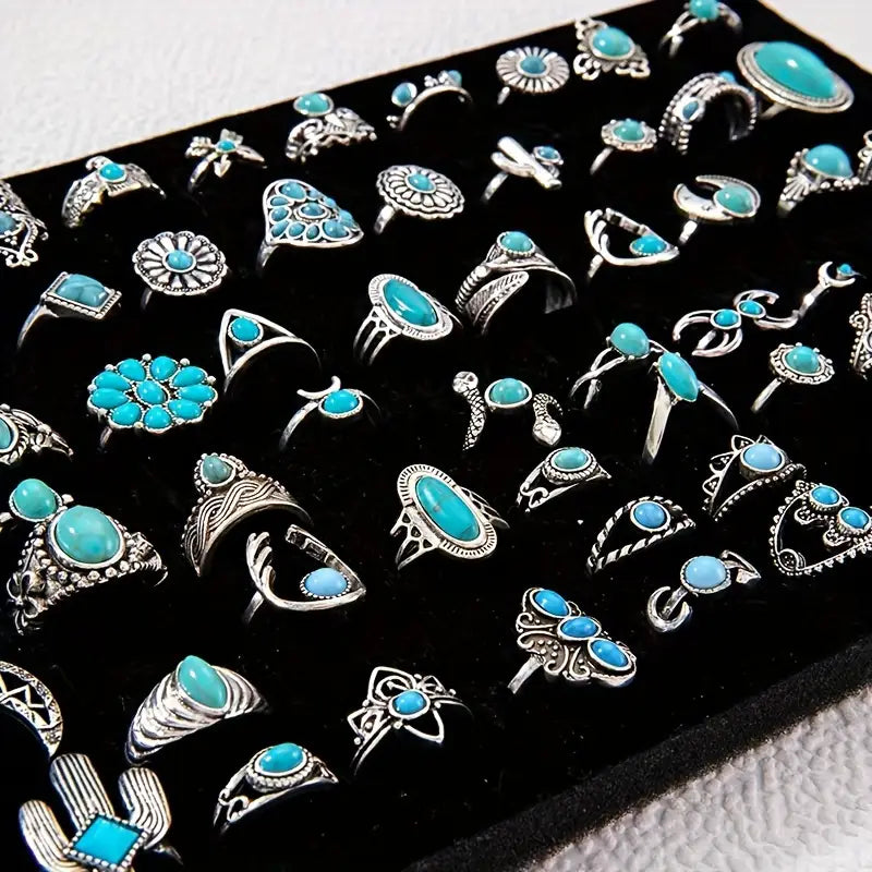 Turquoise / Silver Rings