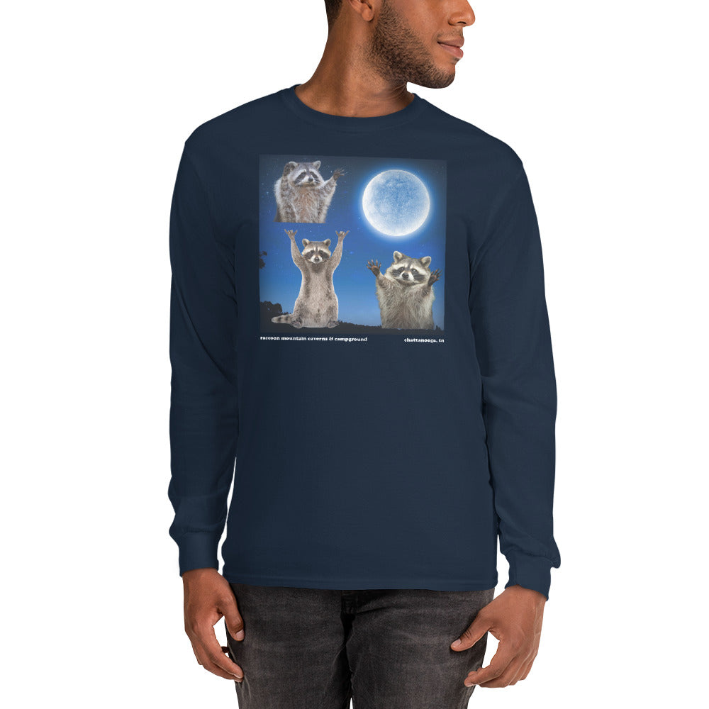 Raccoon Moon Raccoon Mountain Chattanooga, TN Unisex Long Sleeve T-Shirt