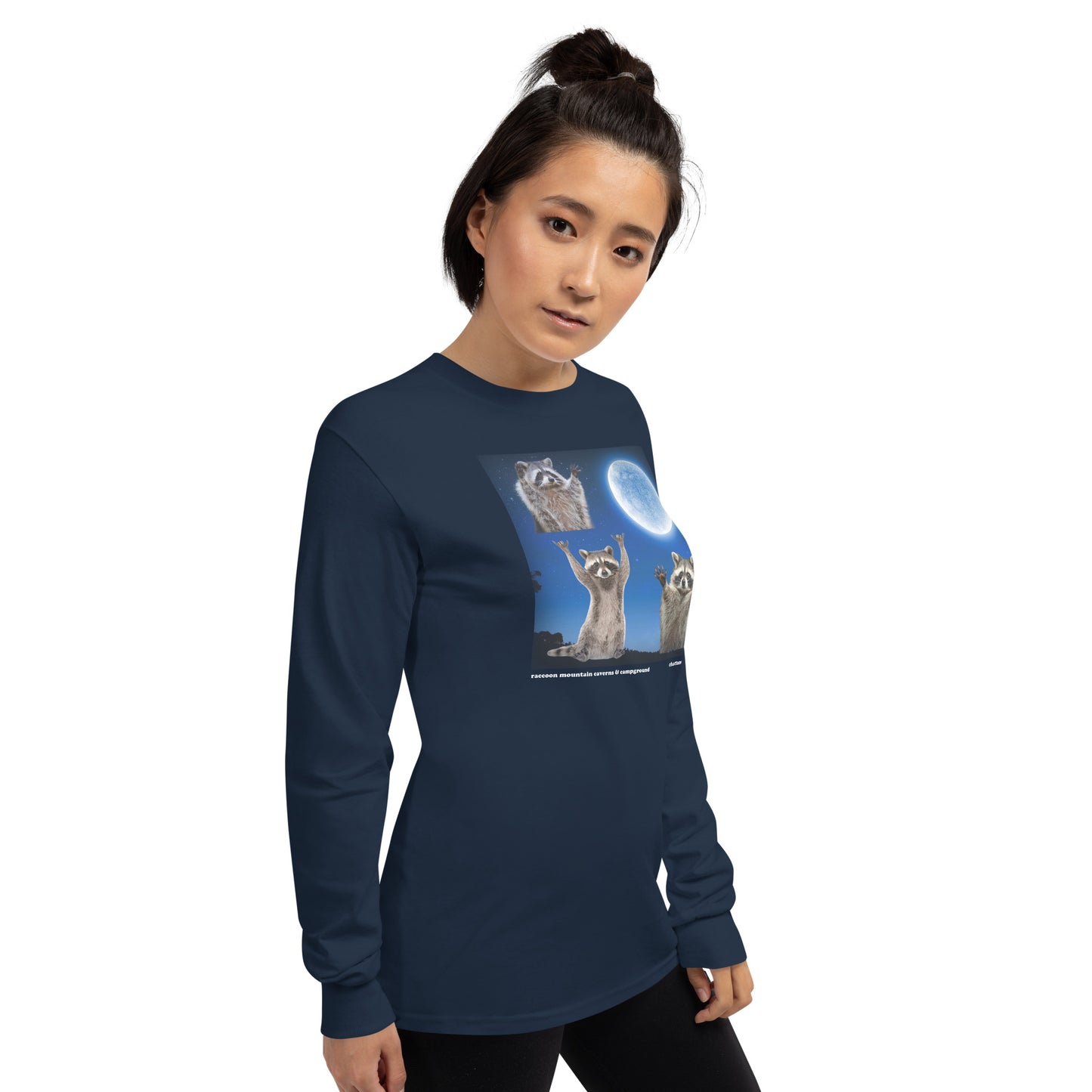 Raccoon Moon Raccoon Mountain Chattanooga, TN Unisex Long Sleeve T-Shirt