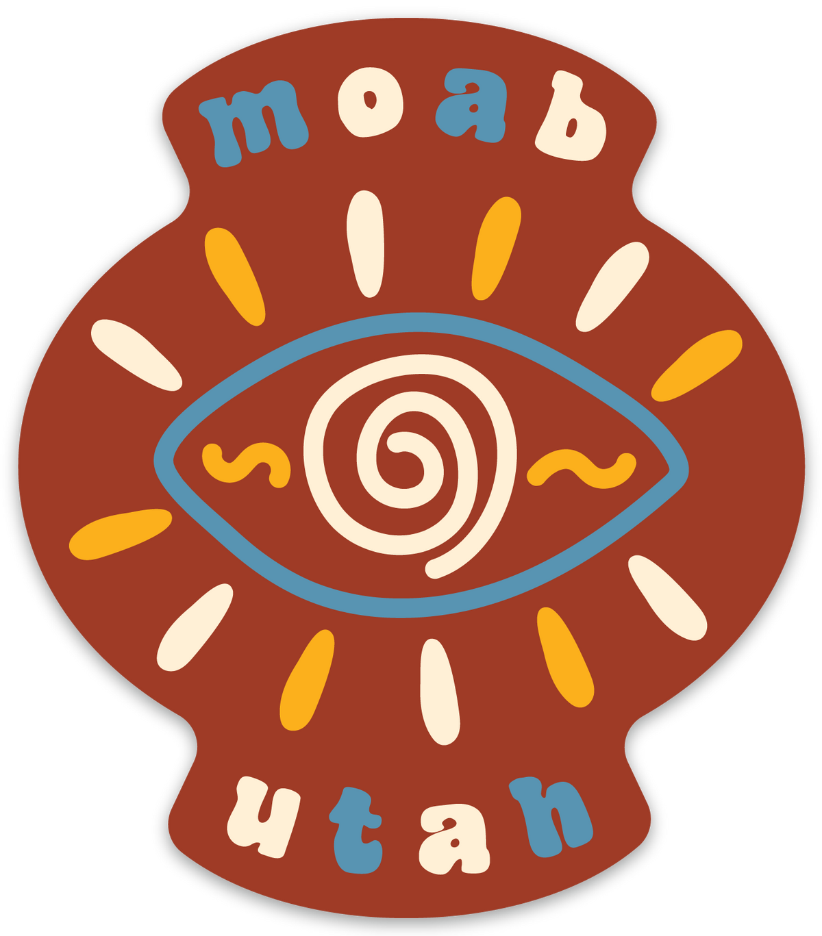 Native American Eye Sun Moab, Utah Magnet