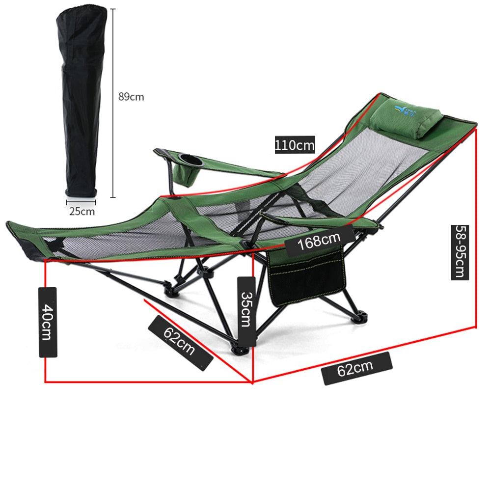 outdoor furniture chair foldable stool folding stool sillas camping foldable chair muebles Folding Camping Chair with Footrest
