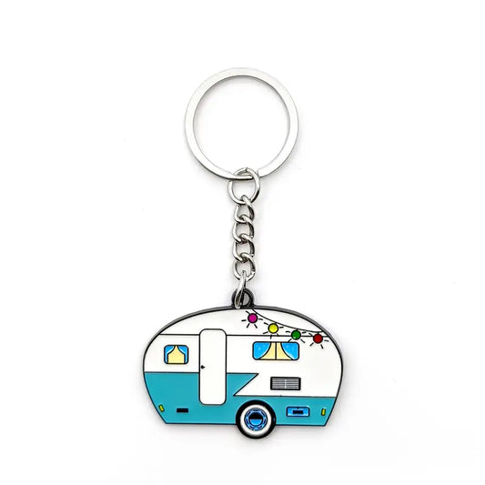 String Lights + Retro Camper Keychain