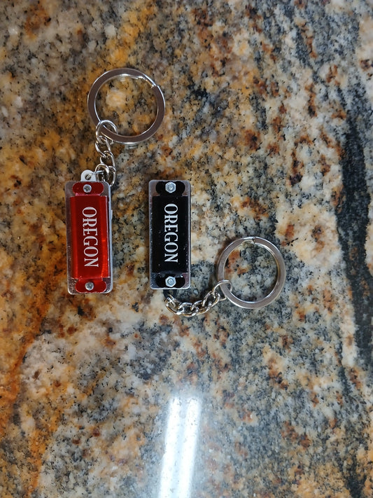 Harmonica Keychain
