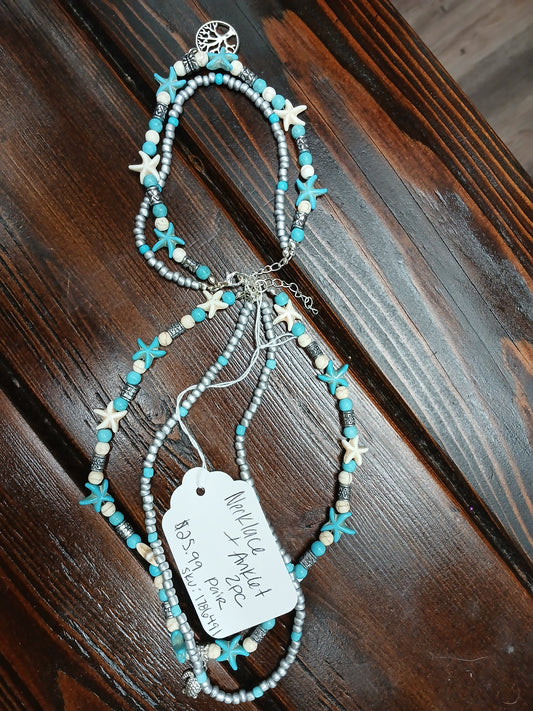 Star Fish Necklace & Anklet
