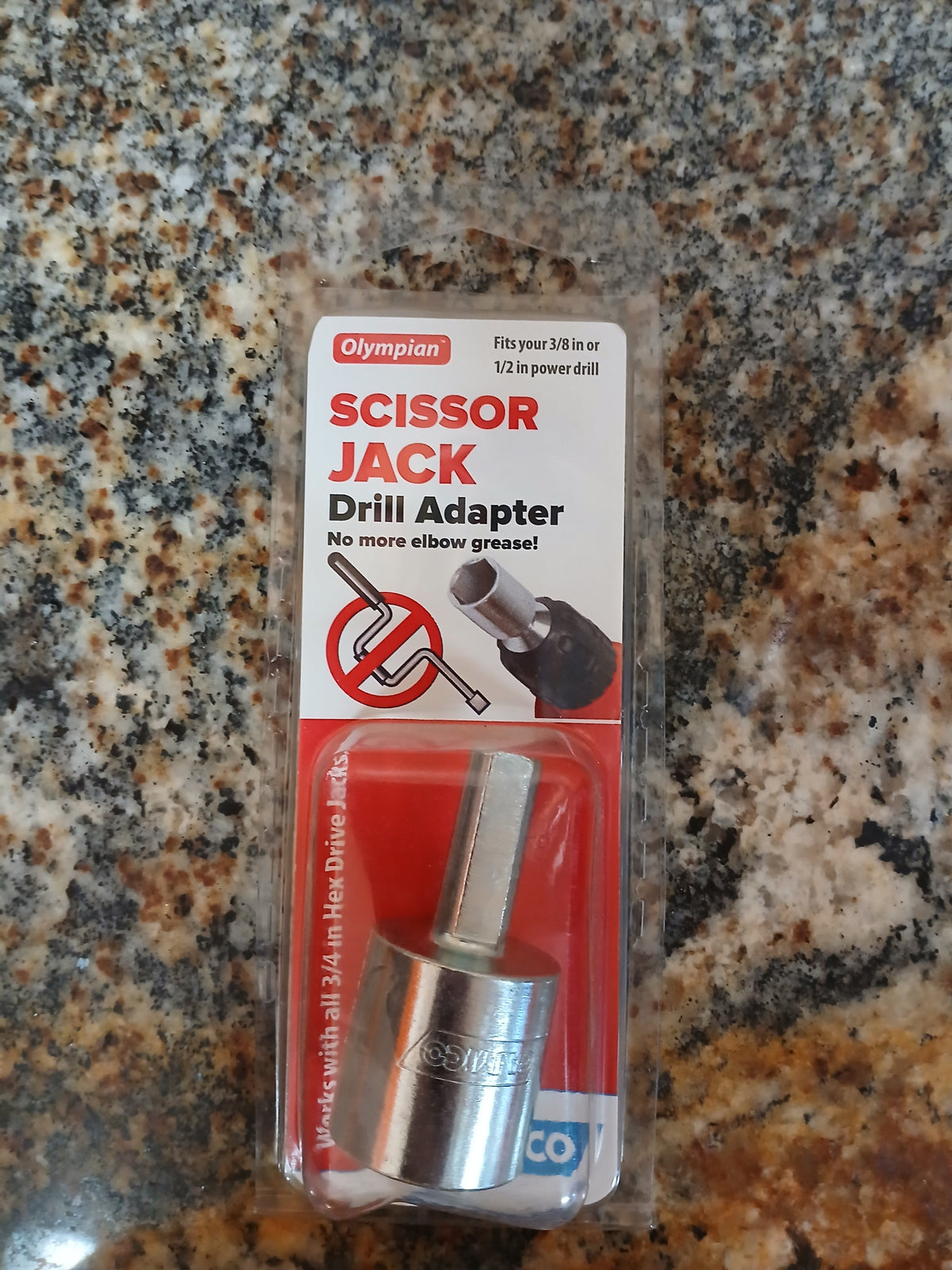Scissor jack adapter