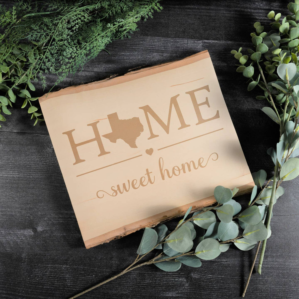 Home Sweet Texas Wooden Plank