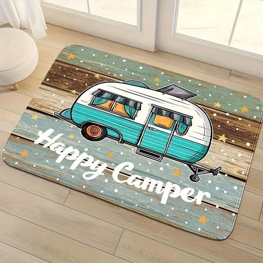 Happy Camper Door Mat