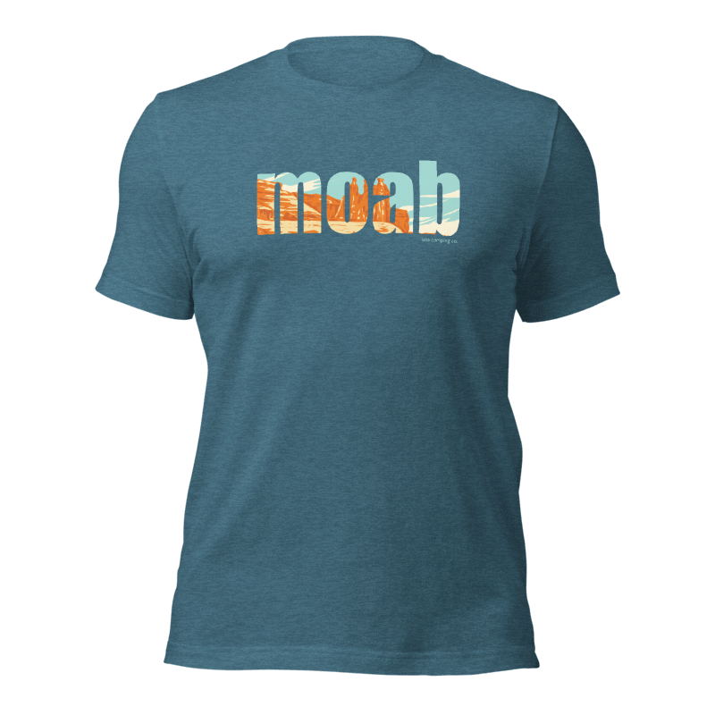 Moab Arches Towers Inlaid Scene Unisex T-Shirt