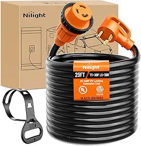 25' 30 Amp Extension Cord