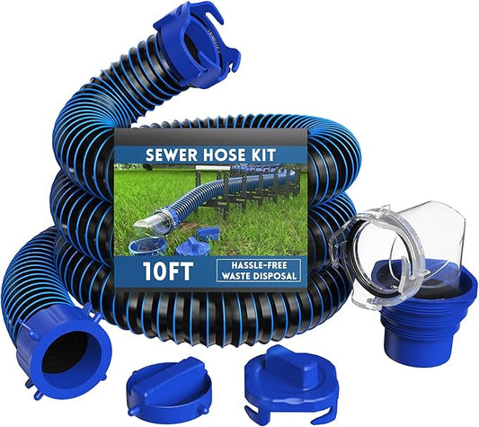 Dumpman 10' RV Sewer Hose Kit