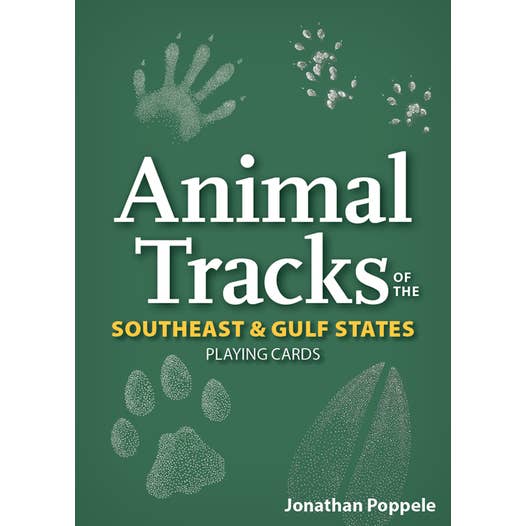 Animal Tracks of the Southeast and Gulf Playing Cards