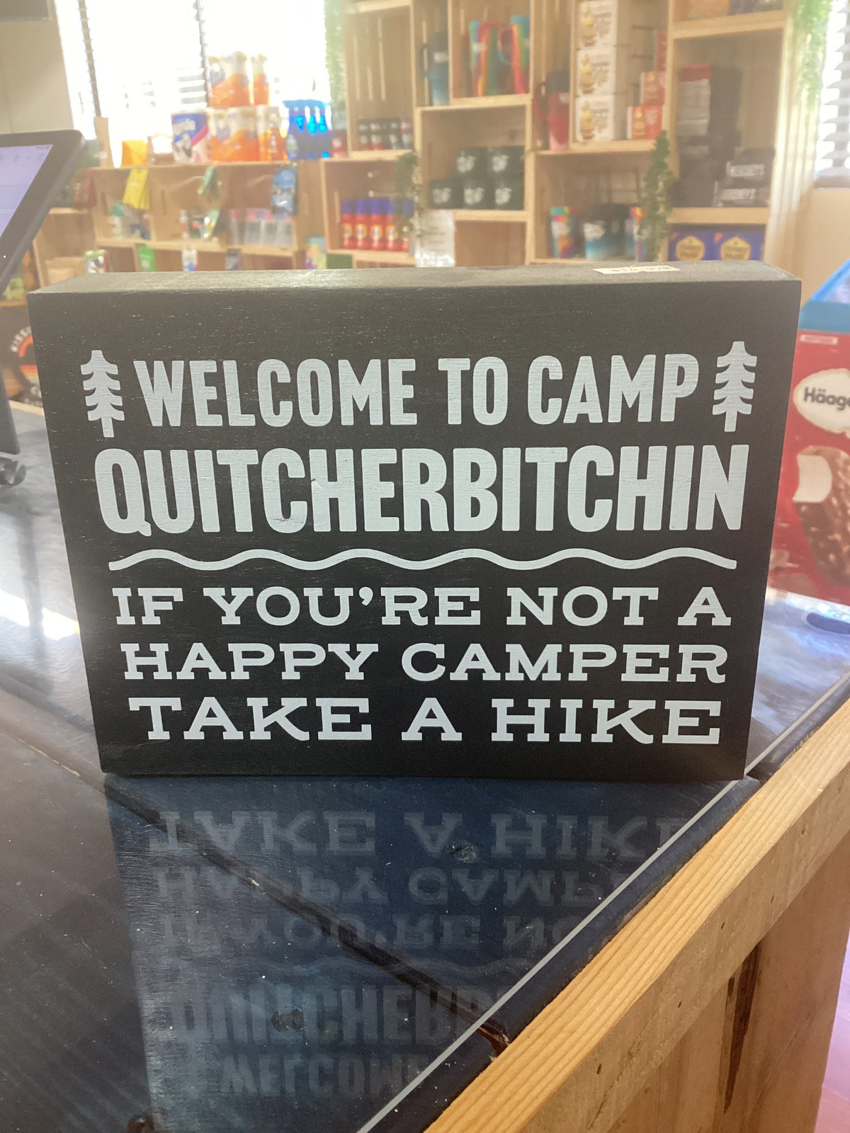 Quitcherbitchin sign