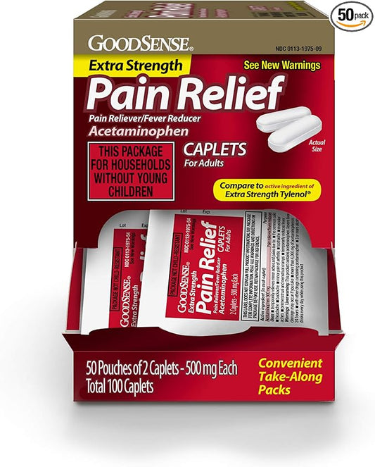 Acetaminophen Tablets 2 Pack