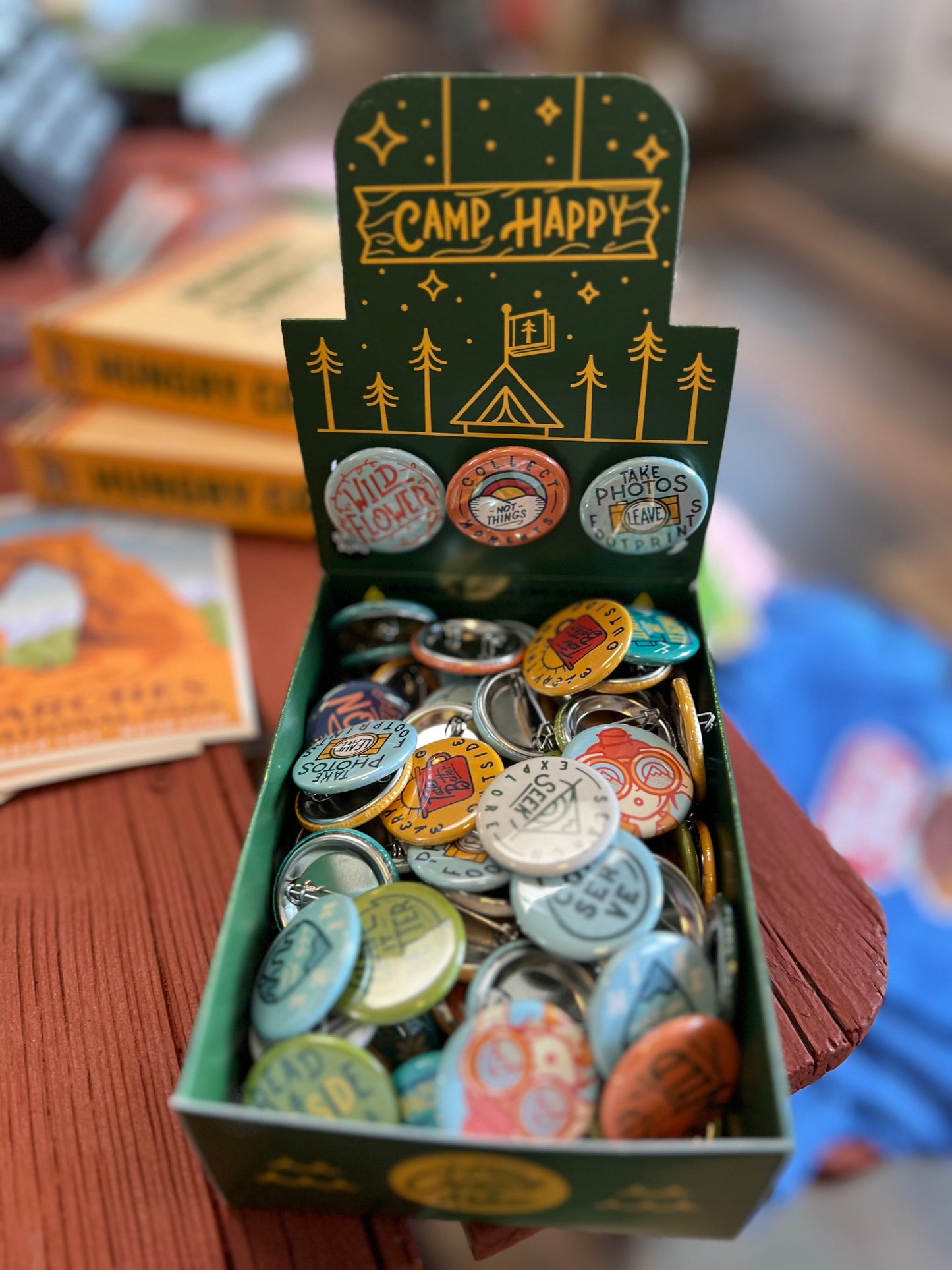 Camp Happy Buttons