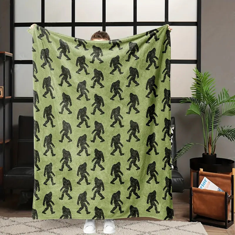 Sasquatch Silhouettes Blanket