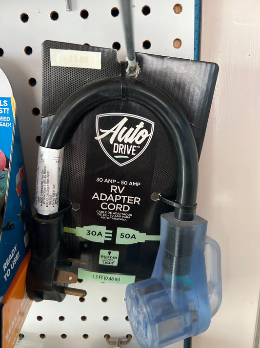 Autodrive 30 Amp to 50 Amp RV Adapter Cord