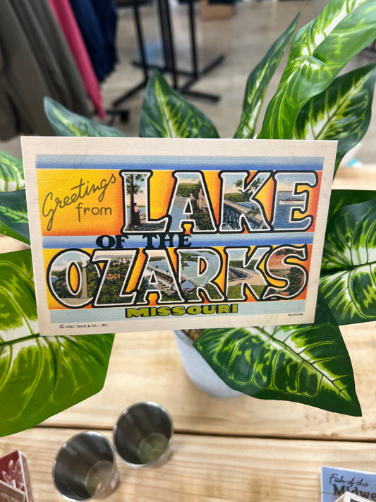 Greetings from Lake of the Ozarks Postcard