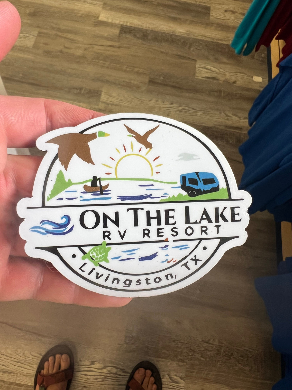 On the Lake Logo Magnet