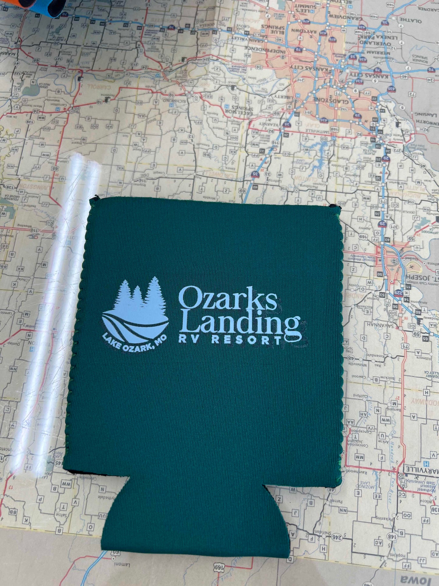 Ozarks Landing Logo Coozie