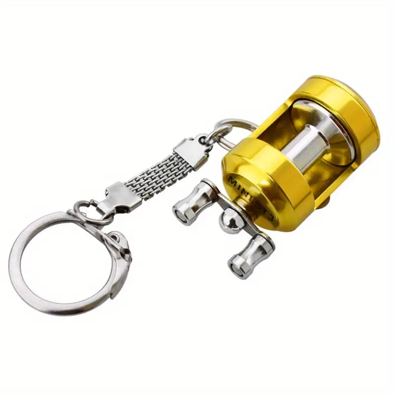 Spinning Fishing Reel Keychains