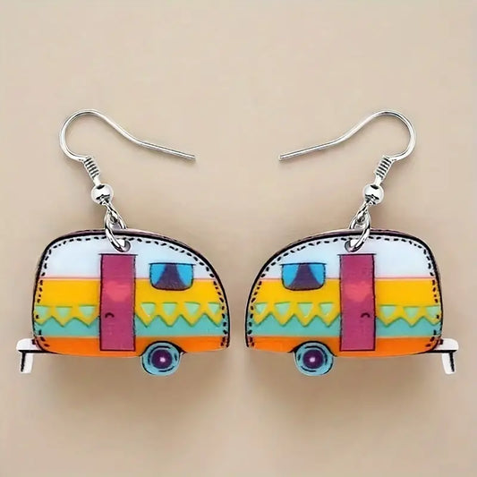 Retro Camper Bohemian Earrings