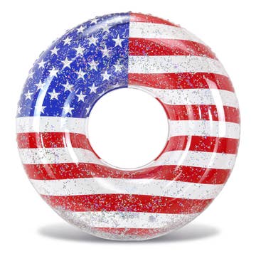 American Flag Pool Tube Float