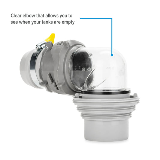 Camco 4 in 1 Sewer Elbow Kit