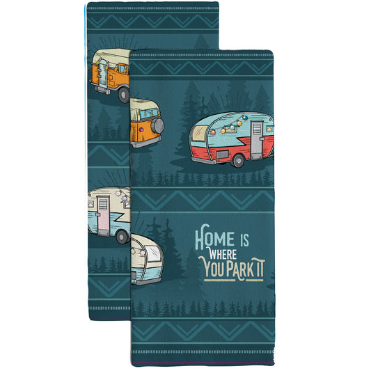 Home is Where You Park It Kitchen Towel 2 Pack