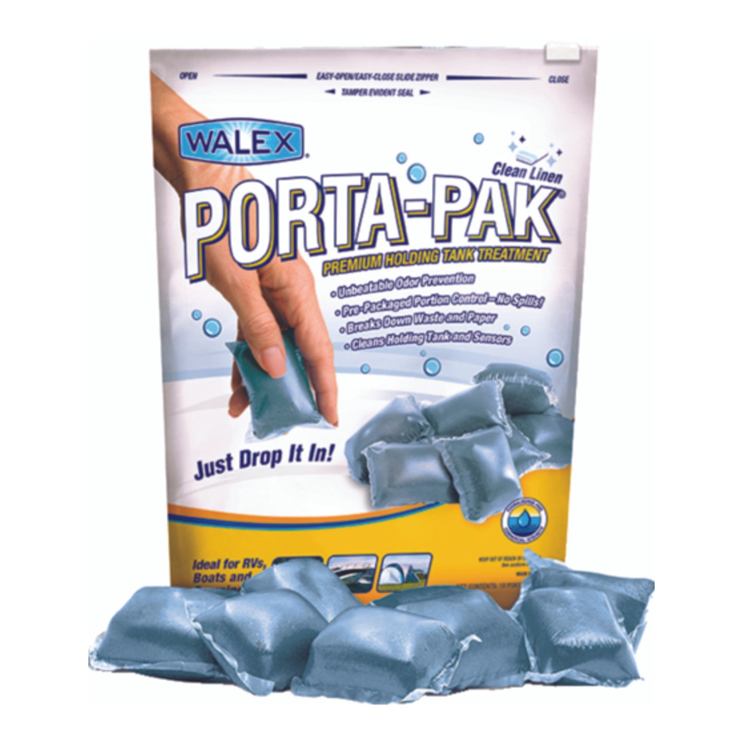 Porta Pak RV Blackwater Cleaner 10 Pack