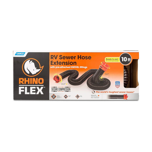 Camco Rhinoflex Sewer Extension 10'