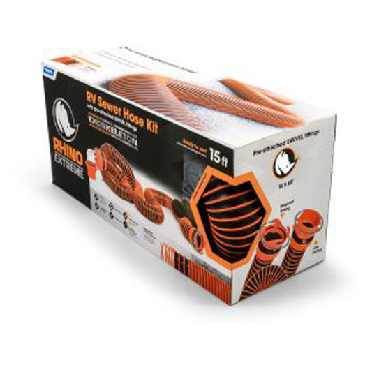 Camco Rhinoflex Extreme Sewer Kit 15'